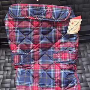 St. John's Bark Plaid Dog Jacket